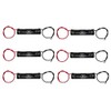 WAYLLSHINE 6PCS 1 x 1.5V AAA Battery Spring Clip Black