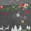 Tischdecke Fleckabweisende Weihnachten Grau - Rechteckig 150 x 240 cm