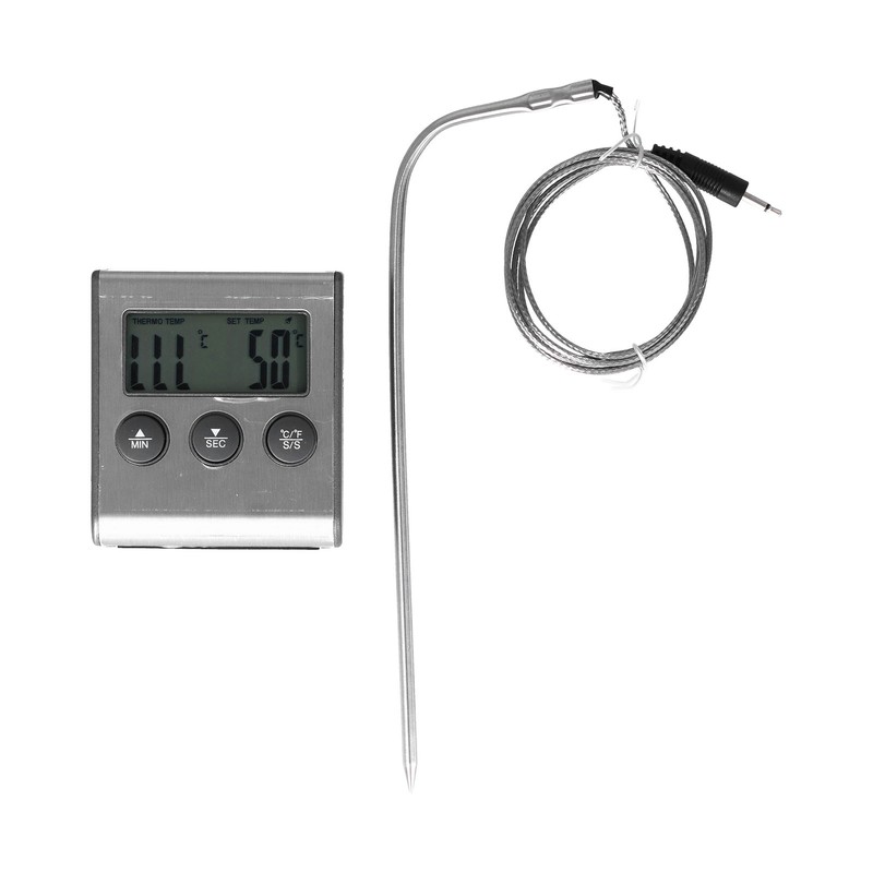 Magnet Design Barbecue Thermometer Food Meat Temperature Meter with Alarm