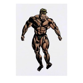'Body Builder ' Temporary Tattoo - Water Resistant, Skin-Safe, Non-Toxic Transfer (TO00069257)