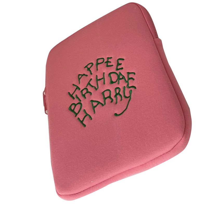 Tablet Sleeve Case Cute Stylish Pink Soft Cotton Cloth Shatterproof