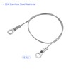 M METERXITY 1.5mmx30cm Lanyard Security Cable Ropes 6pcs, Apply to