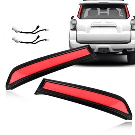 GEEGEETOP Red LED Rear Trunk Pillar Tail Light Column Brake Turn Signal Light Replacement Compatible with Toyota 4Runner 2014-2022 Limited TRD OFF Sport Plug and Play (Tail Light Column)
