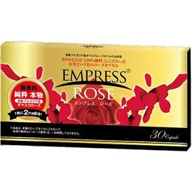 天然ブルガリア産 高級ダマスクローズ使用 エンプレスローズ（約30日分）合成香料不使用 ローズサプリ バラサプリ 薔薇サプリ 飲む香水 便利な個包装