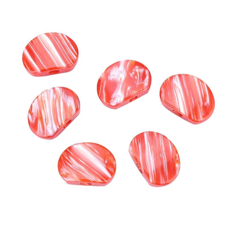 6 PCS Tuner Buttons Guitar Machine Head Semicircle Tuning Peg