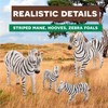 Terra by Battat – 4 Pieces Zebra Family – Realistic