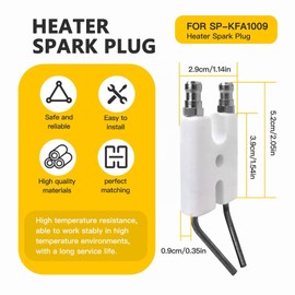 JRSHOME 2-Pack SP-KFA1009 Upgraded Heater Spark Plug for Dyna-Glo, for Dyna-Pro, for Dyna-Glo Pro