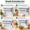 Kitchen Wrap Dispenser & Cutter for Cling Film and Foil