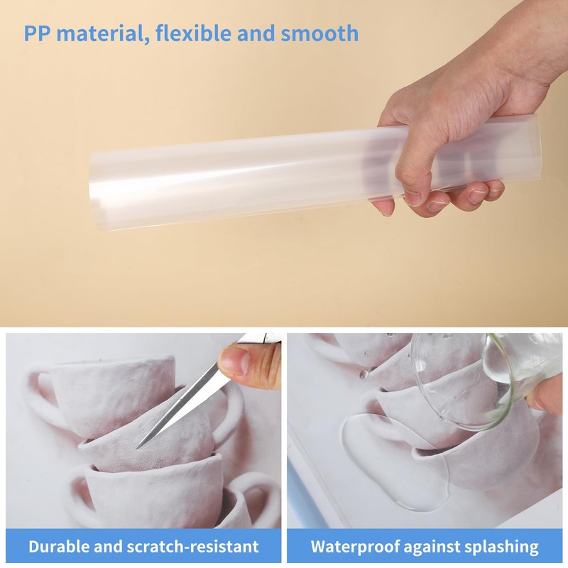 10 Pcs Clear A4 Report Covers, Slide Binder File Folder