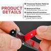 2Pcs D-Shape Rubber Door Seal Strip Set, 6m Window Weather