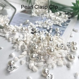 30-Piece Mini Pearl Hair Clip Set for Women, Elegant White Pearl Hair Pins, Versatile Hair Barrettes for Girls and Brides