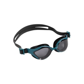Arena Air-Bold Swipe Anti-Fog Training Swim Goggles for Men and Women Non-Mirror Lens Air Seals Technology, Smoke/Green Lake/Black