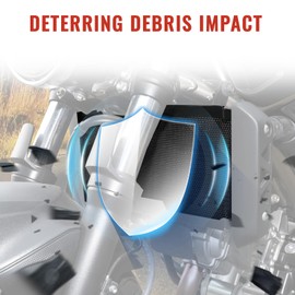 LUXEMOTO Radiator Guard Grille Guard Cover for Suzuki SV650, Black Radiator Protective Cover Tank Protection Mesh for for Suzuki SV650 2016-2024 SV650X SV650 ABS 2018-2024 Accessories