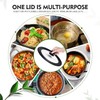 Ydeapi Universal Lids for Pots, Pans & Skillets - Fits