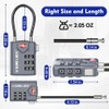 SURE LOCK-Unisex Adult TSA Compatible Travel Luggage Locks, Inspection Indicator,