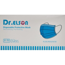 Dr. Elson Disposable Protective Face Mask Box- 50 pcs