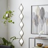 Deco 79 Metal Slim Stacked Chain 5 Layer Wall Mirror