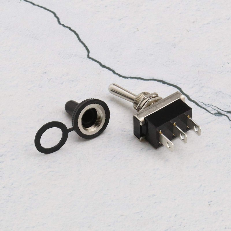 EMSea 2 Pcs 3 Pins ON-Off-ON SPDT Toggle Switch with