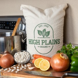 High Plains Great Northern White Beans | 10 Pound Bag | Farm-Fresh Northern White Beans | Non-GMO Verified | High Protein & Fiber Source | Dry Beans | Directly Sourced from Local Farmers