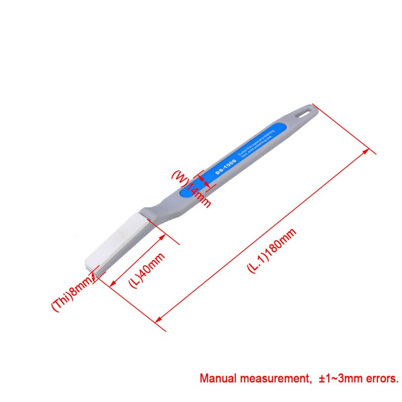 Blue Granularity Fret End Dressing Crowning File for Acoustic Bass