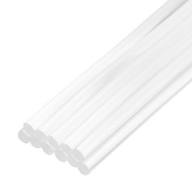 sourcing map Mini Hot Glue Sticks for Glue Gun 7mm x 200mm Clear 12pcs