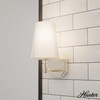 Hunter - Nolita 1-light Brushed Nickel, Small Sconce Light, Dimmable,