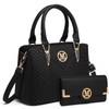 Miss Lulu Miss Lulu Handbag for Women with Purse Set,