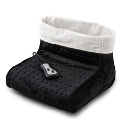 Berdsen Electric Foot Warmer with Massage 2 Temperature Levels Universal Size 550 and 220 g/m² Black