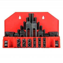 All Industrial Tool Supply 58 Pc Pro-Series 1/2" T-Slot Clamping Kit Mill Machinist Set 3/8-16