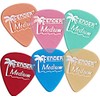 Fender 351 California Clears Guitar Picks, 12 Pack, Burgandy Mist,