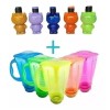 DAS 10 Licuachelas Y 10 Kittychela Micheladas Neon Fiesta Regalo