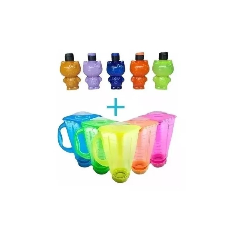 DAS 10 Licuachelas Y 10 Kittychela Micheladas Neon Fiesta Regalo