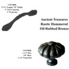 10 Pack of Ancient Treasures Rustic Hammered C027ORB Oil Rubbed