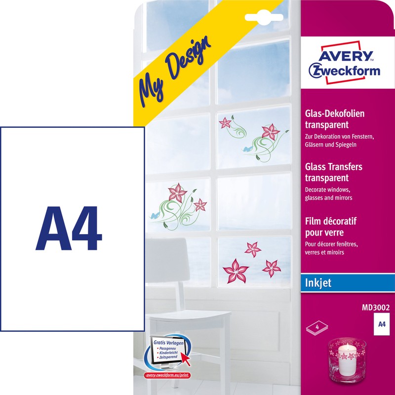 Avery Glass Transfers