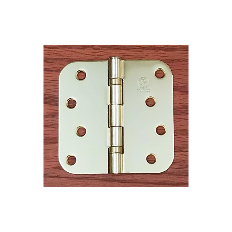 Penrod Door Hinges, Bright Brass, Ball Bearing 4 Inch with