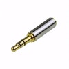 kenable Slimline Metal 2.5mm Stereo Socket to 3.5mm Headphone Jack