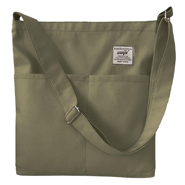 VEAGIA Tote Bag, Large Canvas Tote A4 Canvas Duffel Bag,