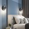 Aipsun Black Wall Sconces Set of Two, Sconces Wall Lighting
