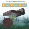 PHOENANCEE Small Floating Shelves for Wall, Set of 8, Wooden