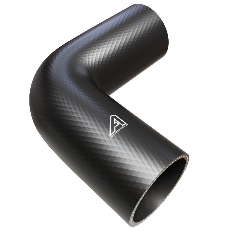 25mm (1") ID 90 Degree Rubber Elbow Hose Coupling Connector