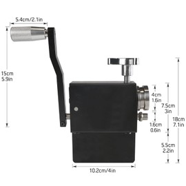 Dexepe Tube Pipe Tubing Beader Tool Bead Roller For 5/8" + Intake and Intercooler Piping For Aluminum Titanium Copper (Black)