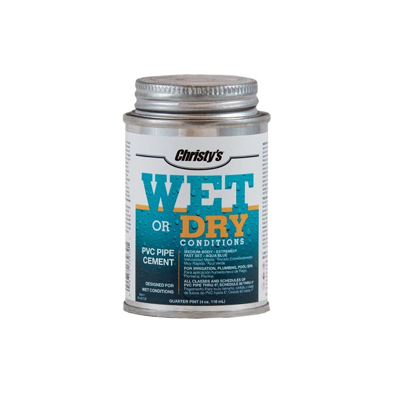 Christy's Wet Or Dry Conditions PVC Cement - Medium Body,