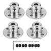 4Pcs 5mm Flange Coupling Connector, Rigid Guide Model Coupler Accessory,