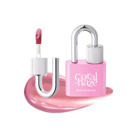 CORLAHAZE Glow Lock Jelly Tint 113 Peony 4g, Hydrating Jelly Glow Lip Stain, High-Shine, Long-Lasting Color Moisturizing Lip Enhancer with Rosehip Oil, Collectible Lock-Shaped Design, korean makeup