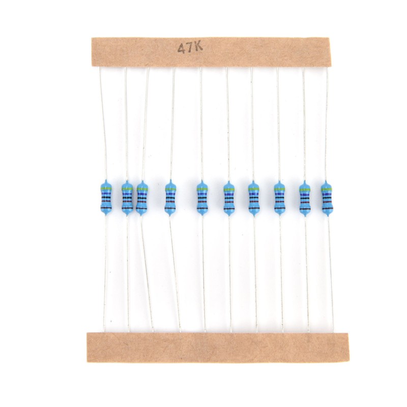 1450Pcs Metal Film Resistor Kit 145 Values Assortment 1~1MΩ 1/4W