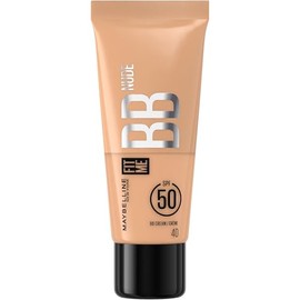 Maybelline Face Studio Fit Me BB Cream Nude SPF 50 Niacinamide Shade 40 | 24H Hydration, Lightweight Coverage, Healthy, Natural Dewy Finish, Face Studio Range, 30ml