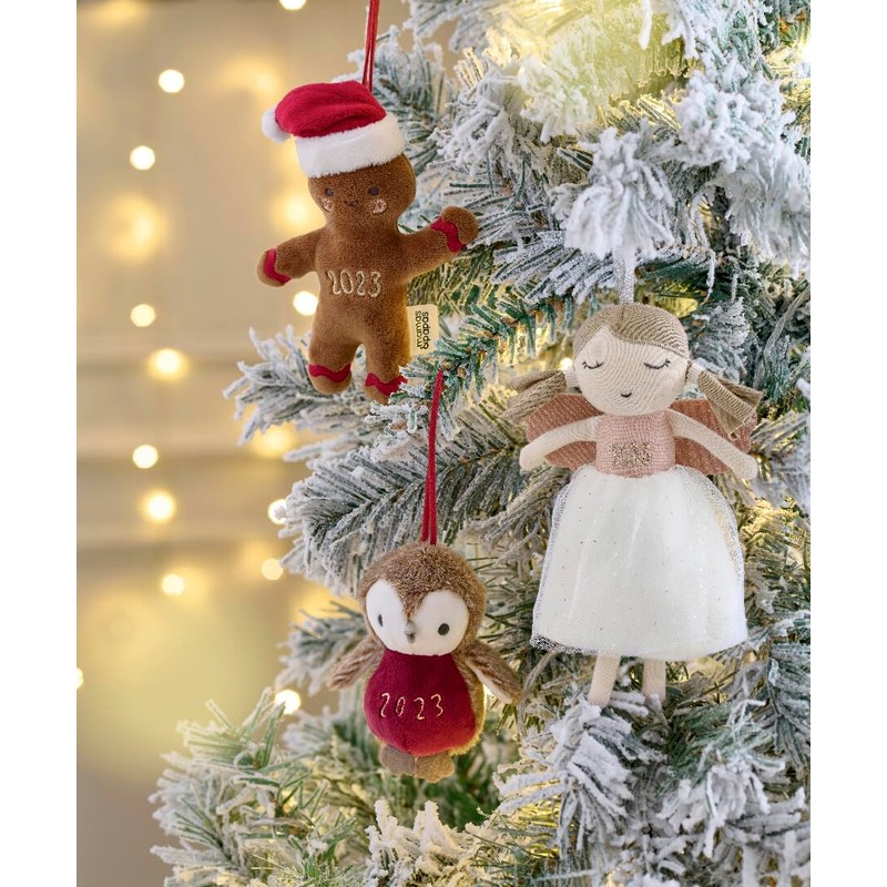 Mamas & Papas My First Christmas 2023 Hanging Gingerbread Man
