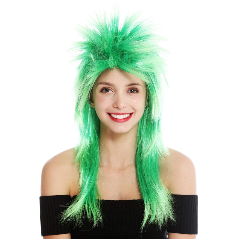 WIG ME UP DH1069 Wig Carnival Punk Vokuhila Rocker Wild