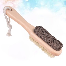 minkissy Foot File Callus Remover Pumice Stone Brush Scraping Plate Double-sided Pedicure Brush for Smooth Foot Skin