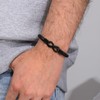 Sistble Son In Law Gifts, Christmas Gift Leather Bracelet Men
